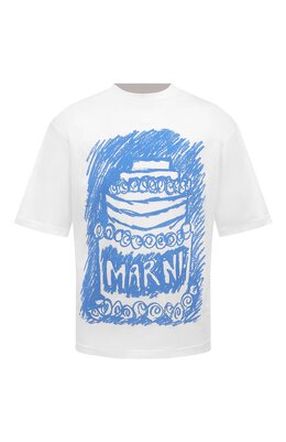 Marni: Хлопковая футболка 