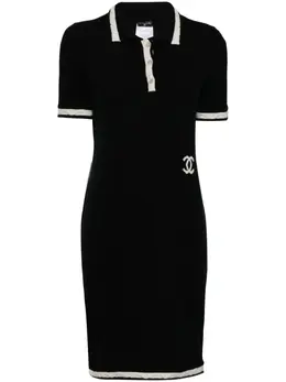 CHANEL Pre-Owned: Платье с коротким рукавом 