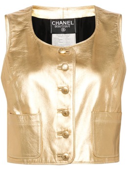 CHANEL Pre-Owned: Жилет без рукава 