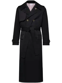 Thom Browne: Двубортный плащ 