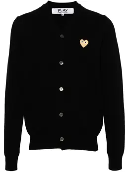 Comme Des Garçons Play: Кардиган  Heart из шерсти