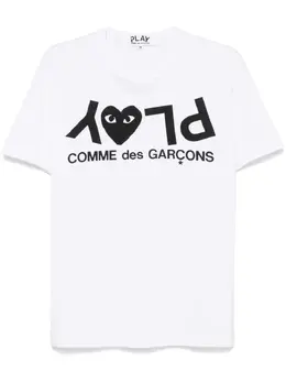 Comme Des Garçons Play: Футболка с принтом 