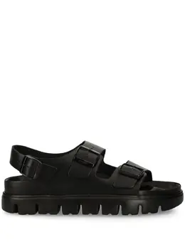Birkenstock: Чёрные сандалии  Milano
