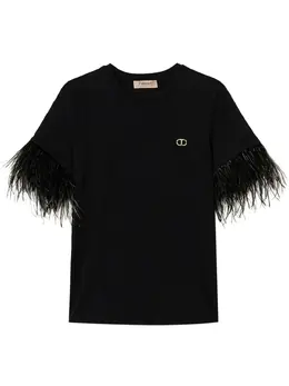 TWINSET: Чёрная футболка 