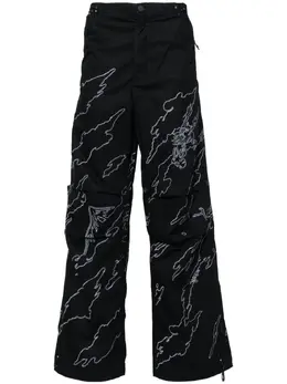 Maharishi: Чёрные брюки 