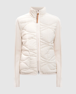 Moncler: Белая куртка 