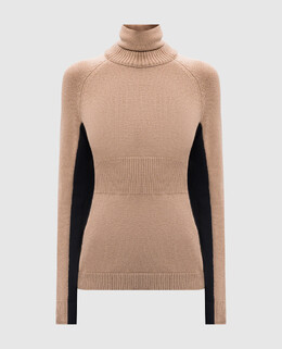 Moncler Grenoble: Бежевый свитер 