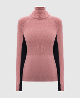 Moncler Grenoble: Розовый свитер 