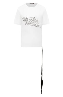 Ann Demeulemeester: Хлопковая футболка 