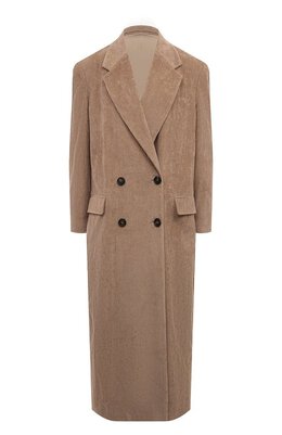 Brunello Cucinelli: Бархатное пальто 