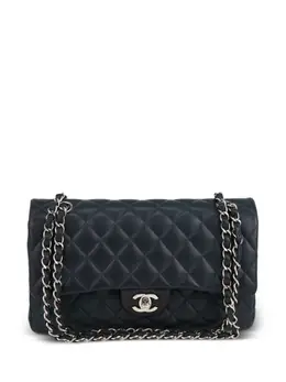CHANEL Pre-Owned: Голубая сумка 