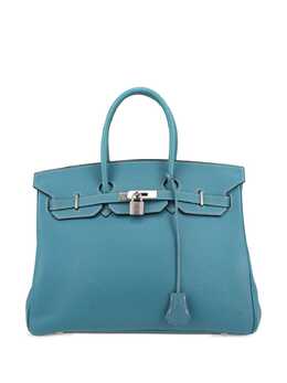 Hermès Pre-Owned: Голубая сумка 