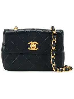 CHANEL Pre-Owned: Синяя сумка 