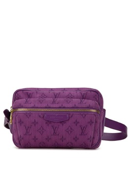 Louis Vuitton Pre-Owned: Фиолетовая поясная сумка 