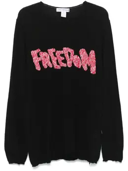 Comme Des Garçons Shirt: Чёрный свитер 