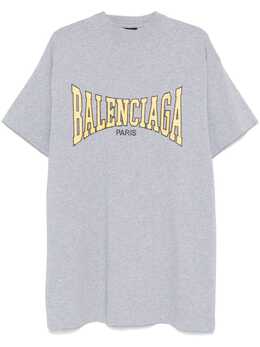 Balenciaga: Футболка с принтом 