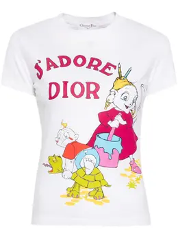 Christian Dior Pre-Owned: Футболка с принтом 