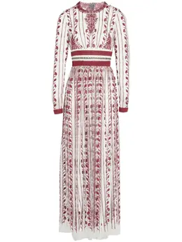 Giambattista Valli: Бордовое платье 