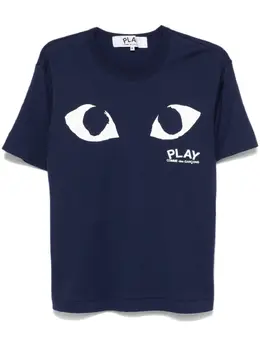 Comme Des Garçons Play: Футболка с принтом 