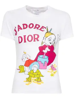 Christian Dior Pre-Owned: Футболка с принтом 