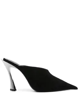 Mugler: Чёрные сабо 