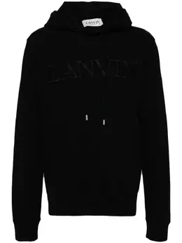 Lanvin: Чёрная толстовка 