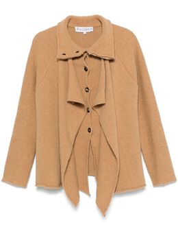 JW Anderson: Коричневый кардиган 