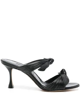 Manolo Blahnik: Чёрные сандалии 