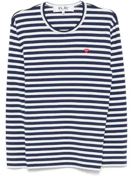 Comme Des Garçons Play: Синяя футболка  Heart