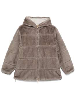 Moncler: Куртка из искусственного меха 