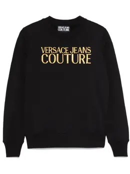 Versace Jeans Couture: Чёрный свитшот 