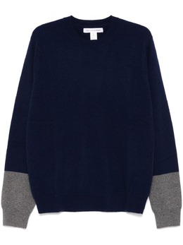 Comme Des Garçons Shirt: Синий свитер 