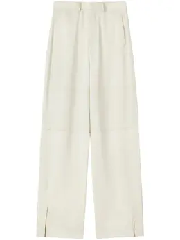 Jil Sander: Брюки с разрезом 