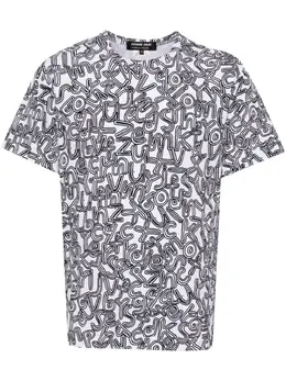 Comme des Garçons Homme Deux: Футболка с принтом 