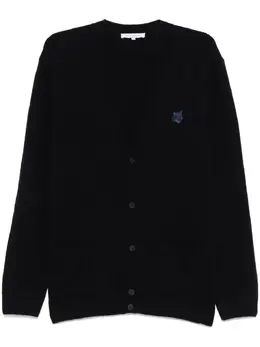 Maison Kitsuné: Синий кардиган 