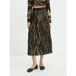 Versace Jeans Couture: Чёрная юбка 