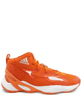 adidas: Оранжевые кроссовки 
