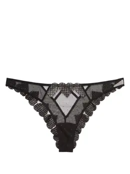 Fleur Du Mal: Чёрные трусы 