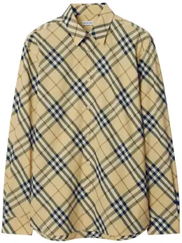 Burberry: Винтажная рубашка  Vintage Check