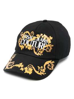 Versace Jeans Couture: Чёрная кепка 