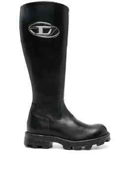 Diesel: Чёрные ботинки 