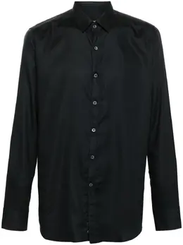 Canali: Чёрная рубашка 