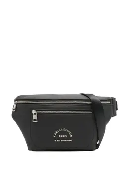 Karl Lagerfeld: Чёрная поясная сумка  Rue St Guillaume