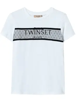 TWINSET: Футболка из фатина 