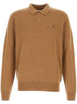 Polo Ralph Lauren: Коричневый свитер 