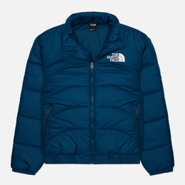 The North Face: Синий пуховик  Synthetic