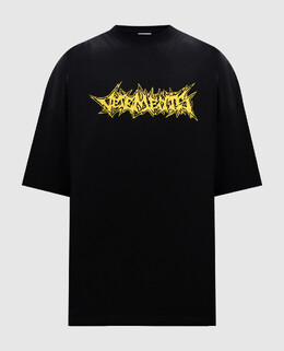 Vetements: Чёрная футболка 