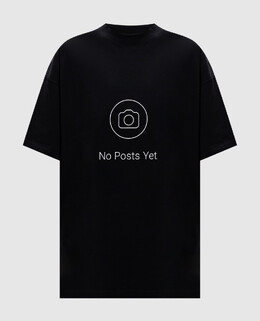 Vetements: Чёрная футболка 