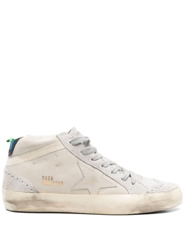 Golden Goose: Светлые кроссовки  Mid Star