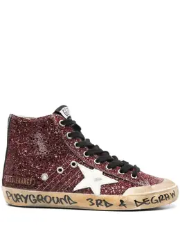 Golden Goose: Тёмные кроссовки  Francy Penstar